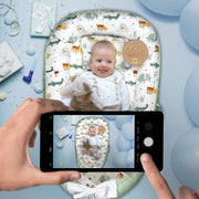 Baby Lounger - Green Crocodile